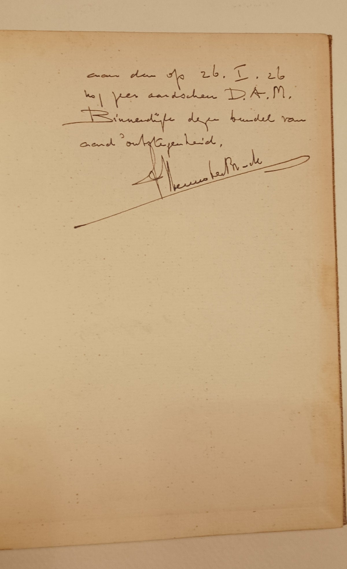 [Gesigneerd] Adriaan Roland Holst. De wilde kim