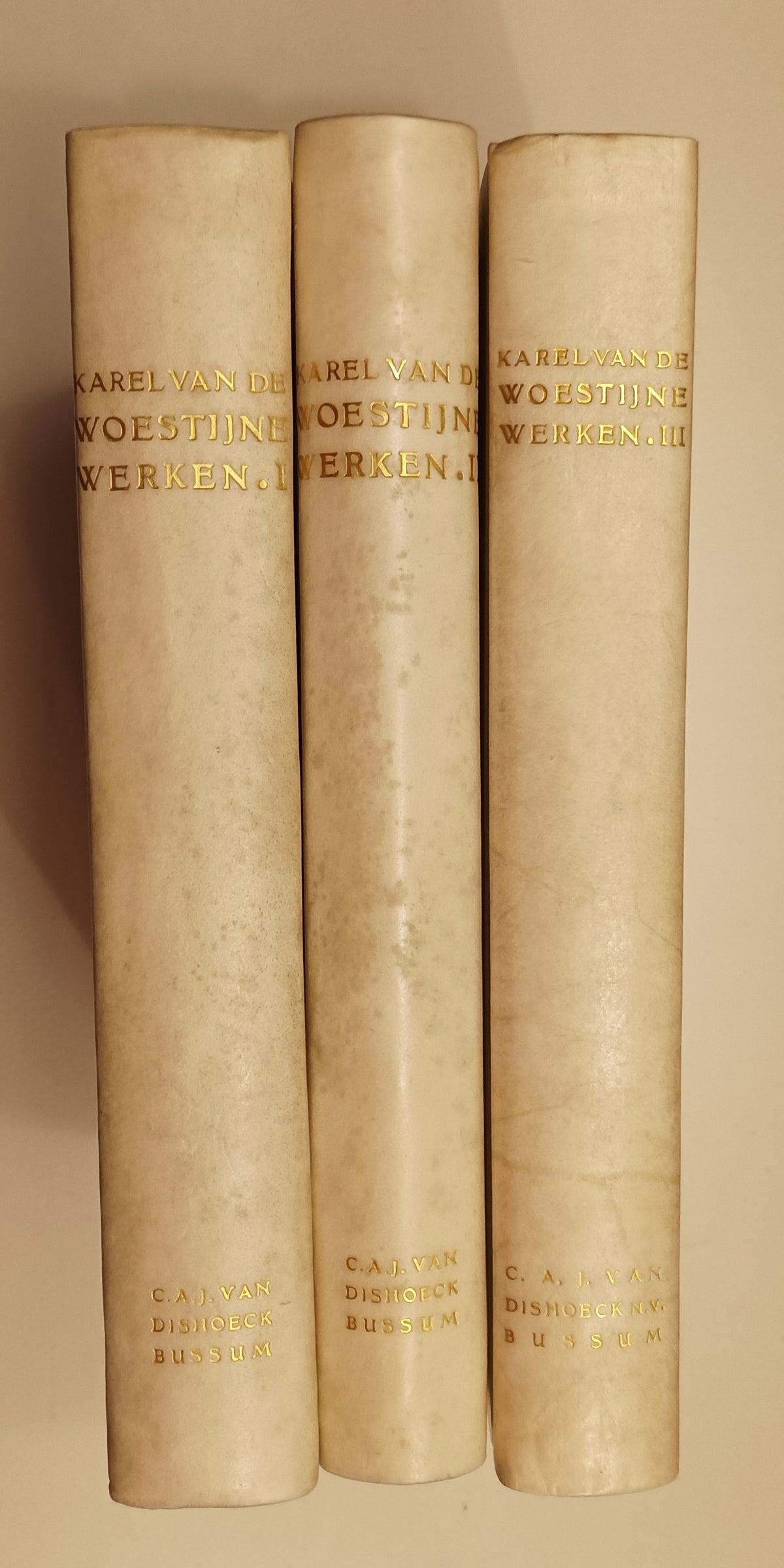 [Luxe] Karel van de Woestijne. Werken I-III.