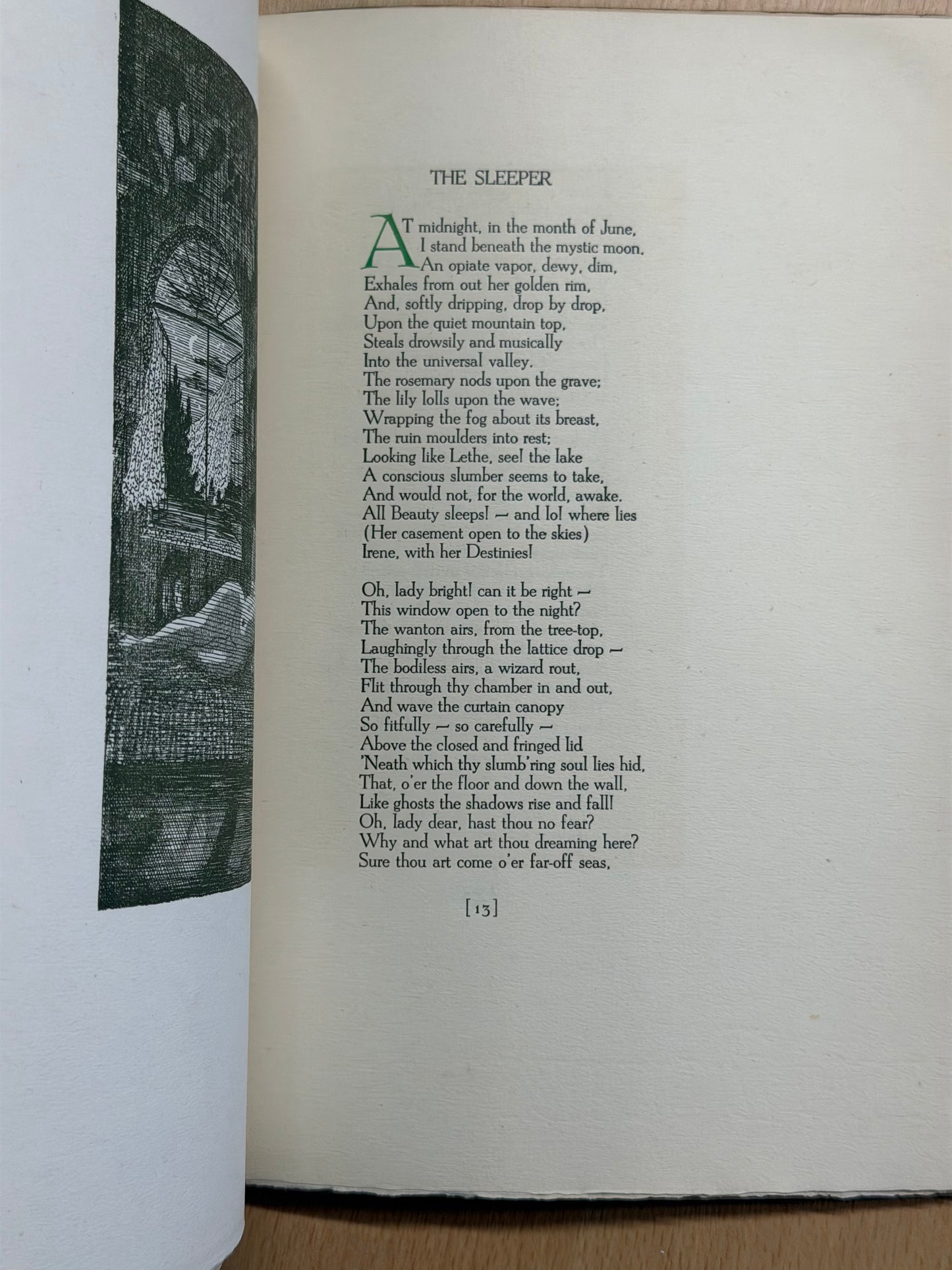EDGAR ALLAN POE. THE CITY IN THE SEA AND OTHER POEMS. ILLUSTRATED BY FRED INGRAM