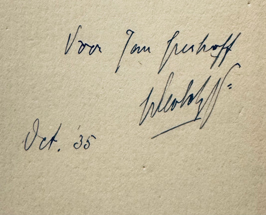 Simon Vestdijk, Vrouwendienst. Verzen. Rotterdam, Nijgh en Van Ditmar, 1934