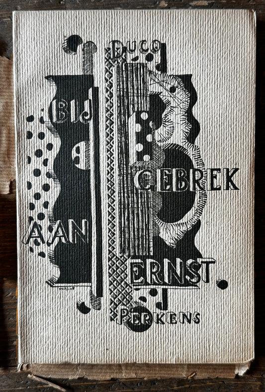 E. du Perron, Bij gebrek aan ernst. Bussum, W.N. Dinger, 1926