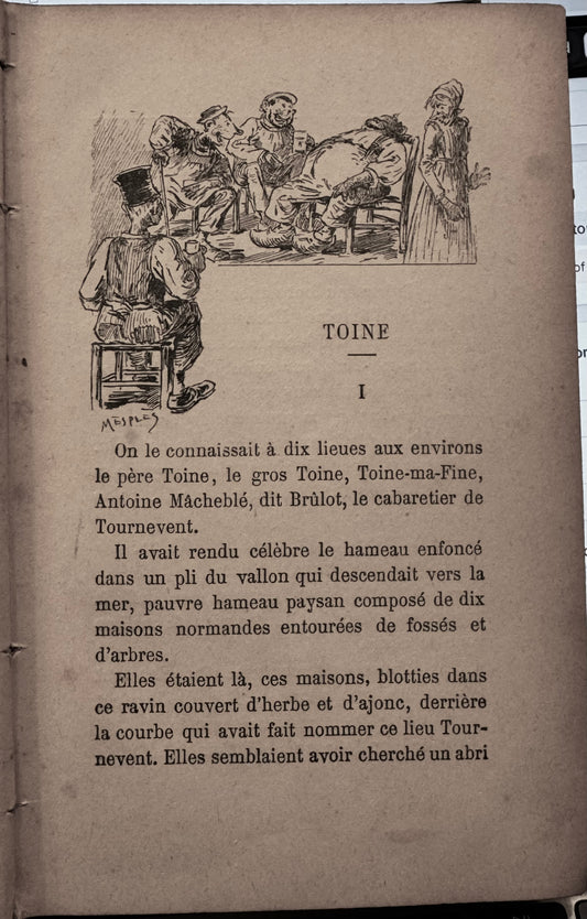 Guy de Maupassant, Toine. Paris, C. Marpon et E. Flammarion,