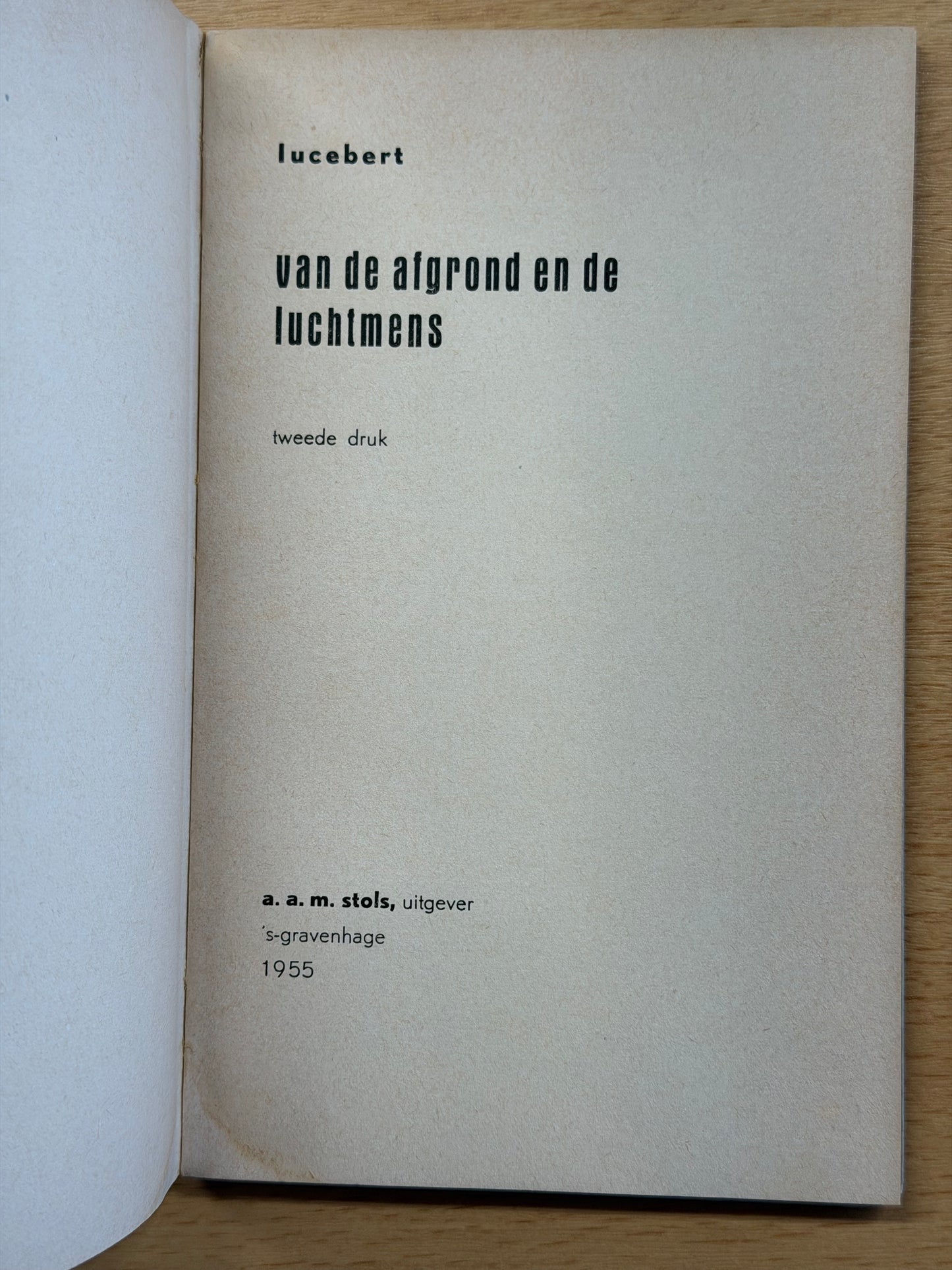 Van de afgrond en de luchtmens 1955