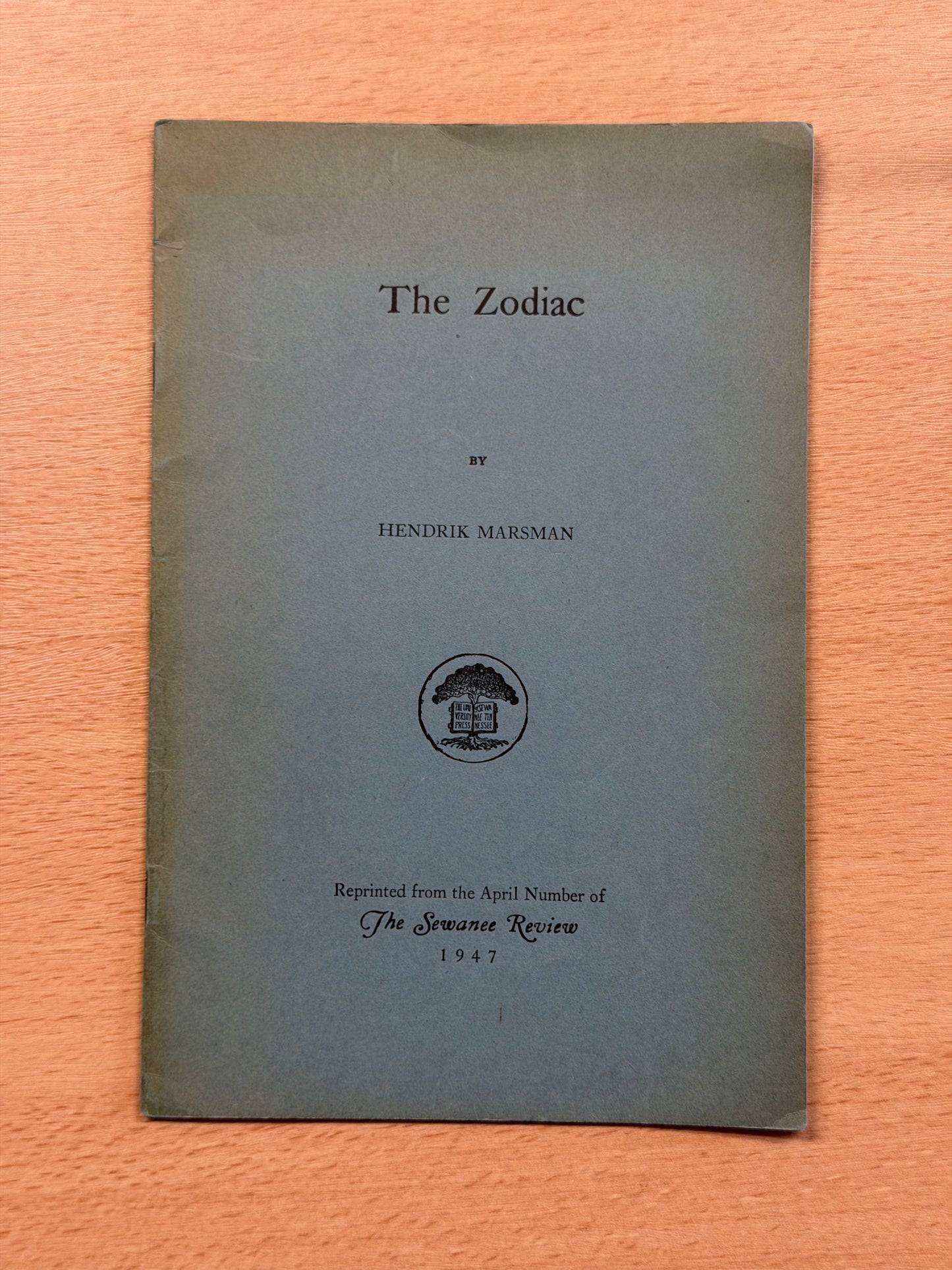 HENDRIK MARSMAN. The Zodiac. 1947