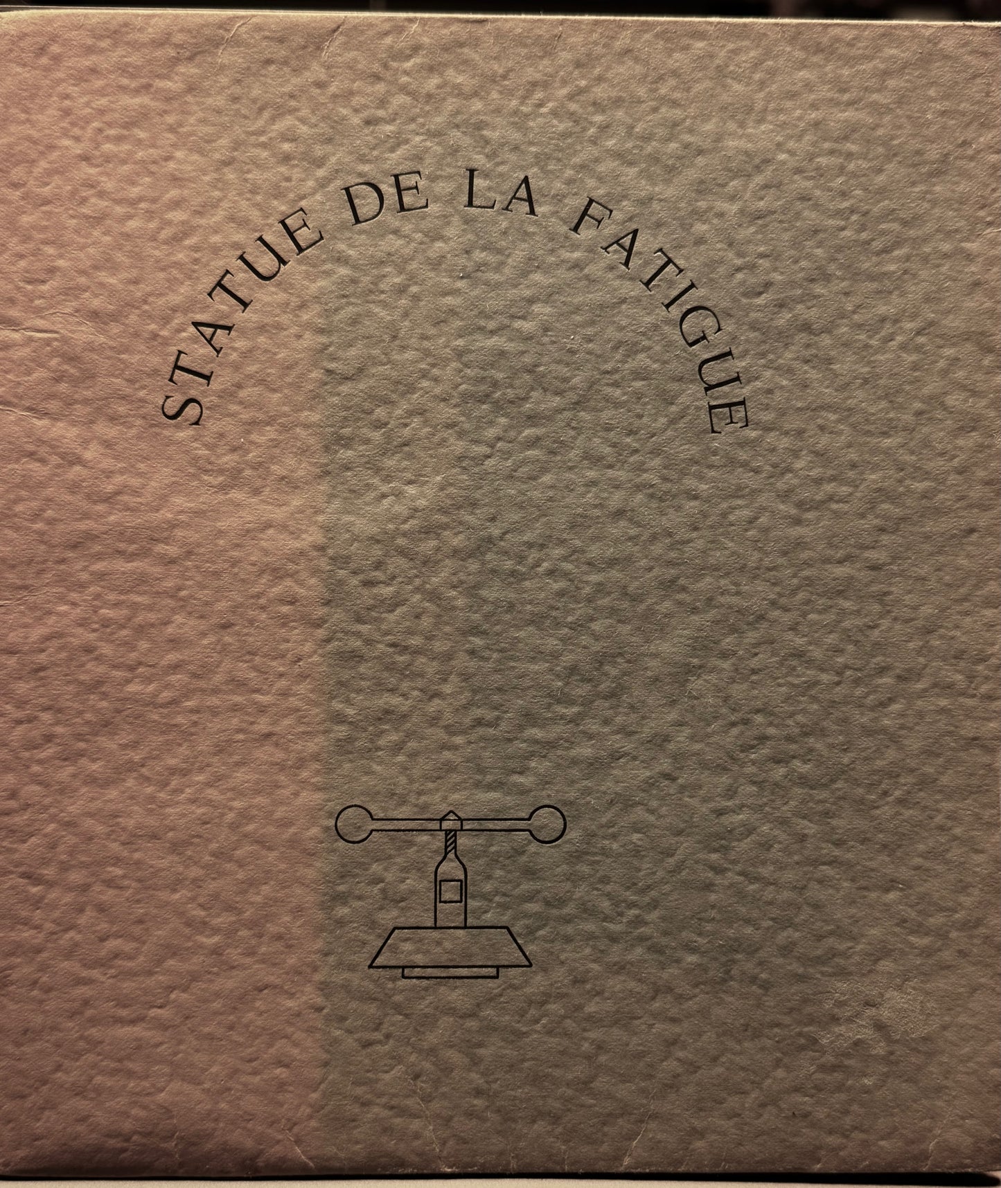 Marcel Thiry, Statue de la fatigue. Lithographie de Auguste Mambour. Les éditions du Balancier, 1934