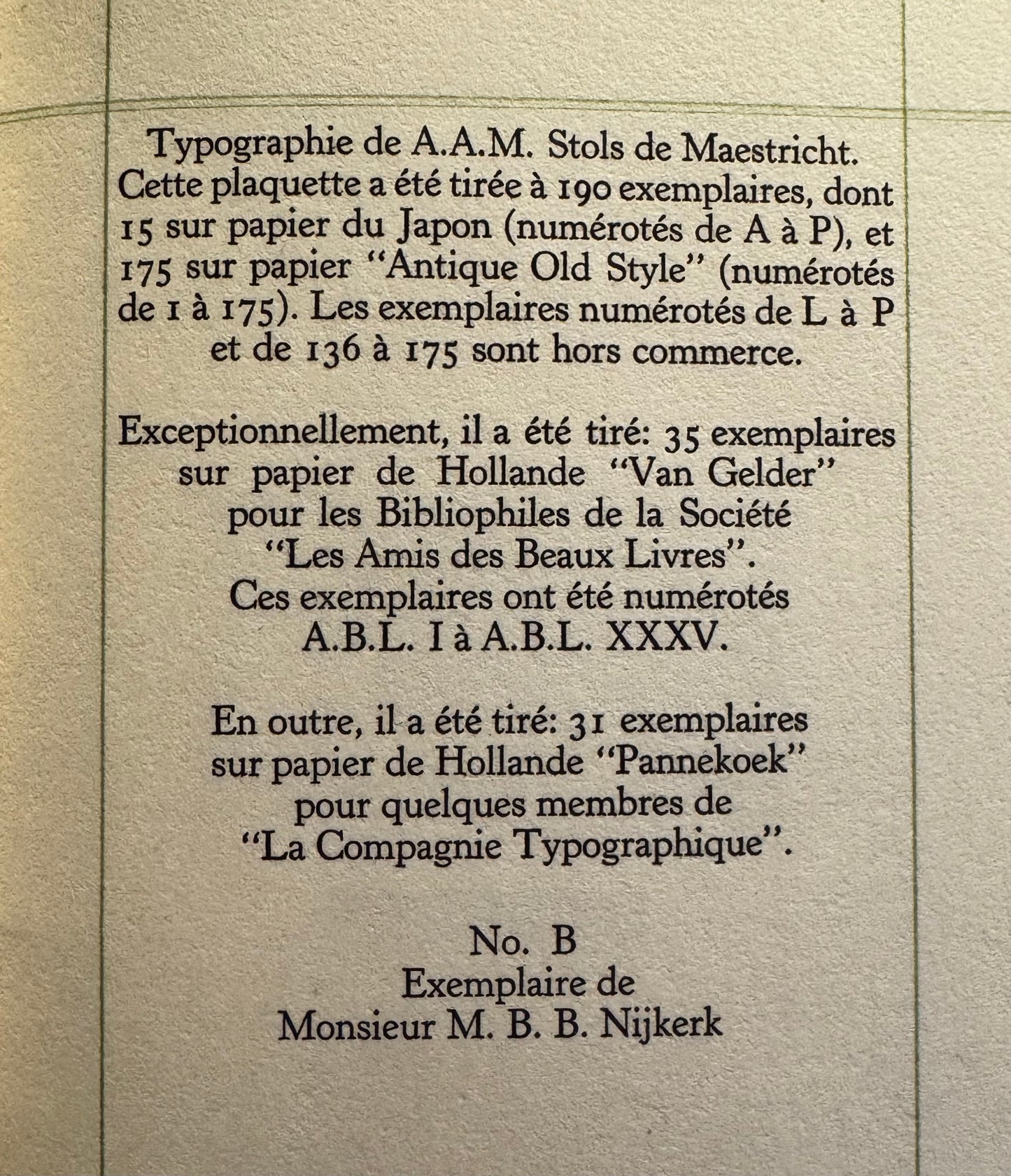 Olivier Patru, La vie de monsieur D'Ablancourt. Maastricht, Stols, 1934