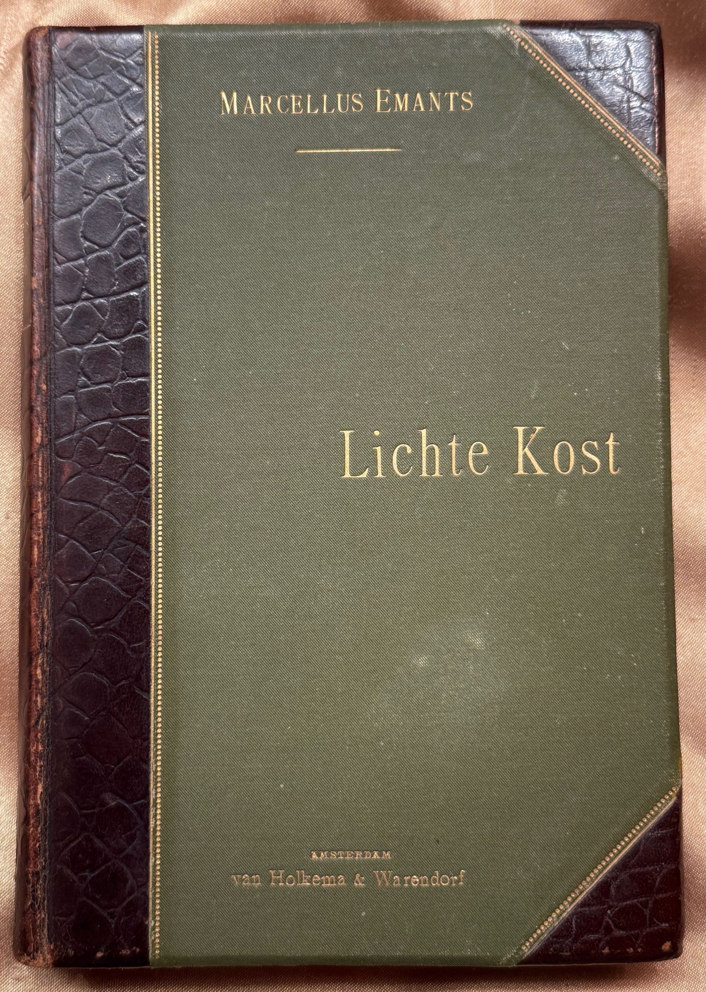 Emants, Marcellus Lichte kost. Novellen. Amsterdam, Van Holkema & Warendorf, 1892.