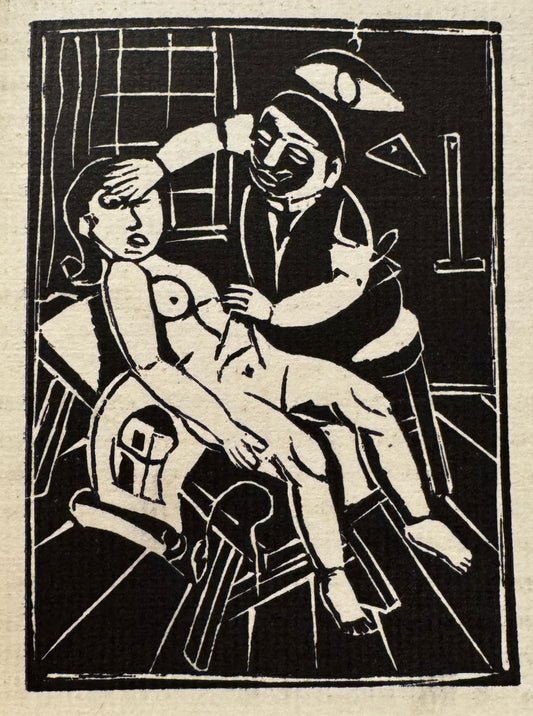 Tytgat, Edgard Contes. Ornés de six bois originaux dessinés et graves par l’auteur. Bruxelles, Edition de la Vache Rose, 1927