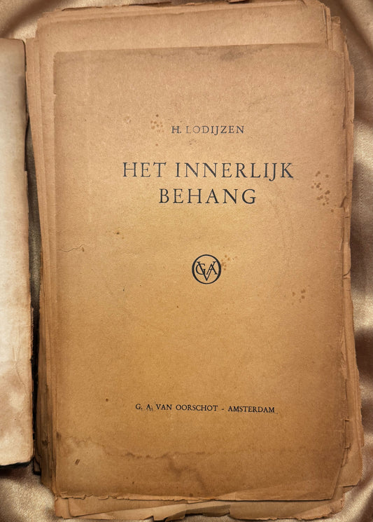 Lodeizen, Hans [titelpagina: H. Lodijzen] Het innerlijk behang. Amsterdam, Van Oorschot, [1949].