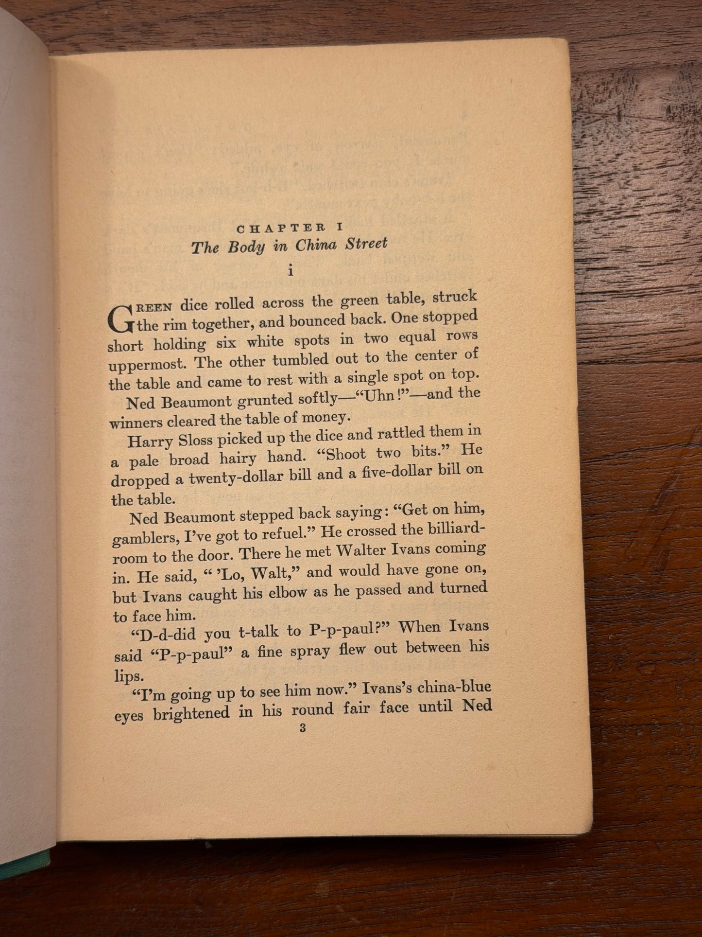 DASHIELL HAMMETT. THE GLASS KEY