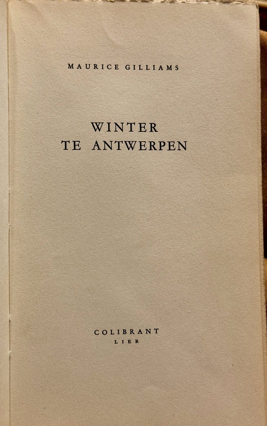 Gilliams, Maurice Winter te Antwerpen Lier, Colbrant, 1953.