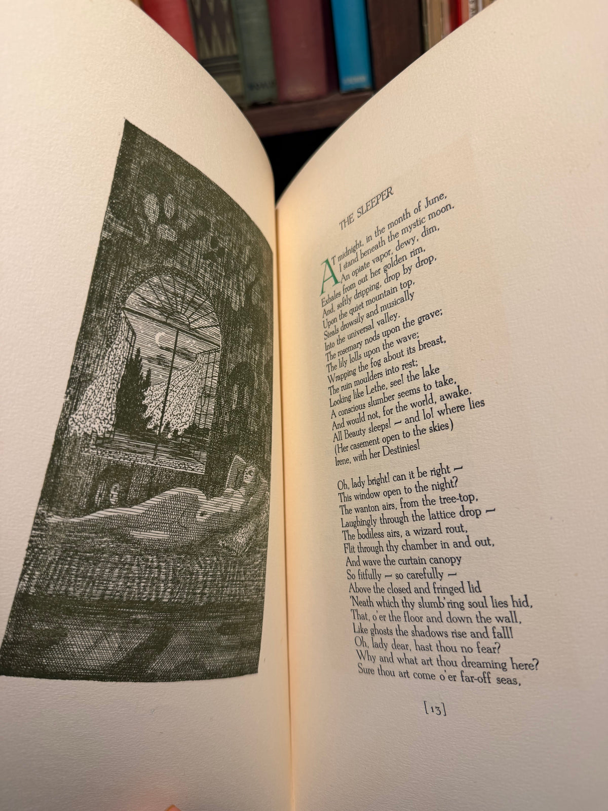 EDGAR ALLAN POE. THE CITY IN THE SEA AND OTHER POEMS. ILLUSTRATED BY FRED INGRAM