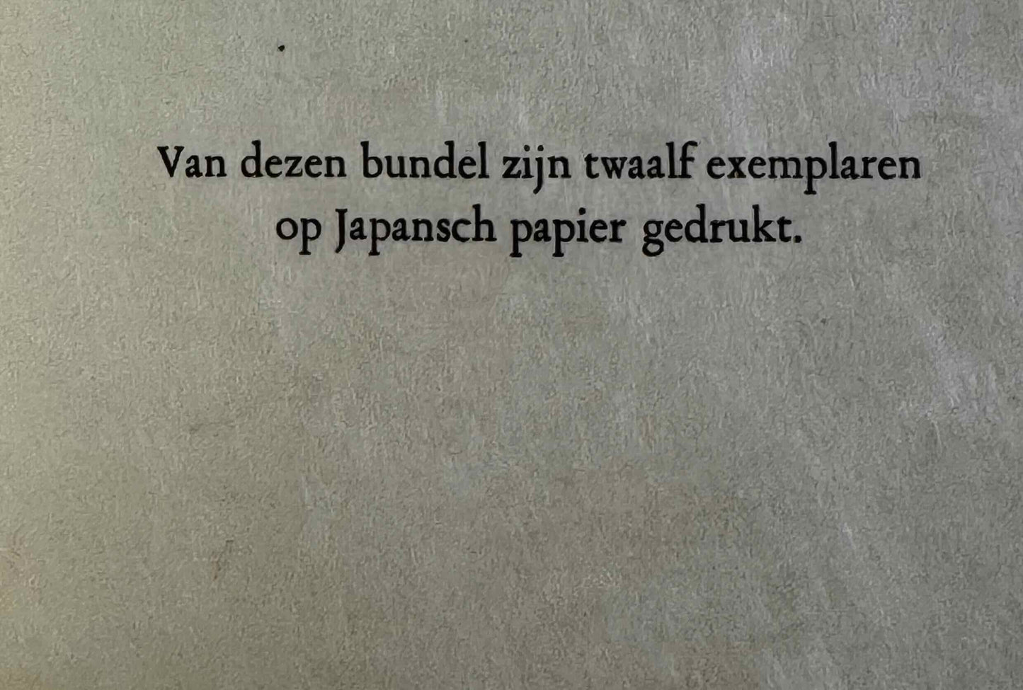 [LUXE] Elsschot, Willem Verzen van vroeger. Haarlem, Enschede, 1934.