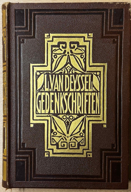 [LUXE] Deyssel, Lodewijk van Gedenkschriften. Amsterdam, Querido, 1924.