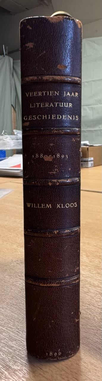 [LUXE] Kloos, Willem Veertien jaar literatuurgeschiedenis .Amsterdam, Van Looy, 1896.
