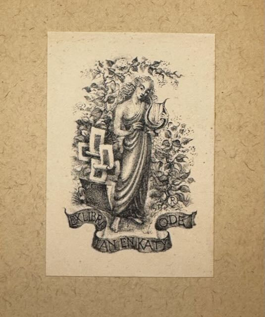 [H.N. Werkman] Achterberg, Gerrit Meisje. [Groningen], Volière Reeks, In agris occupatis, 1944.