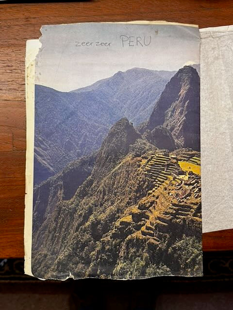 [Manuscript] Heringa, Peter (1945-1987). Zeer zeer PERU.