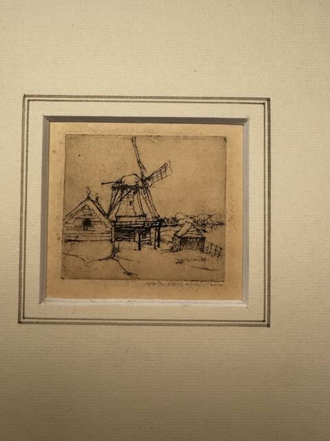 Vaes, Walter (1882-1958) Collection of 14 etchings. Period ca. 1900-1930.