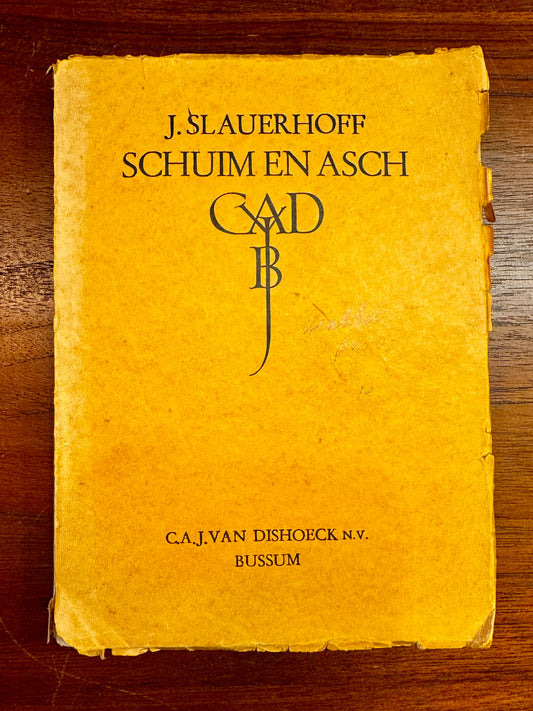 J. Slauerhoff Schuim En Asch 1930