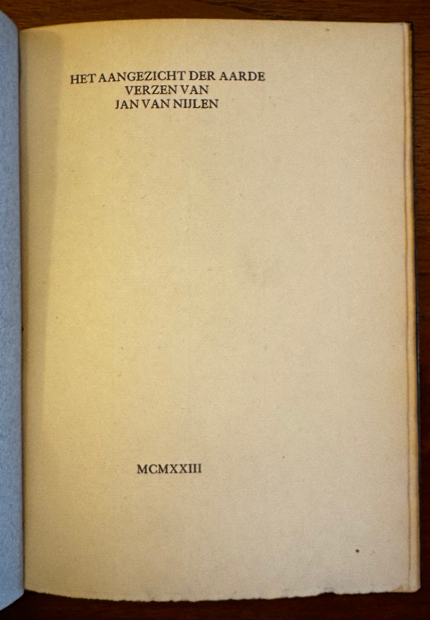 Jan van Nijlen, Het aangezicht der aarde, Arnhem, Hijman, Stenfert Kroese & Van der Zande, 1923 (Copy)
