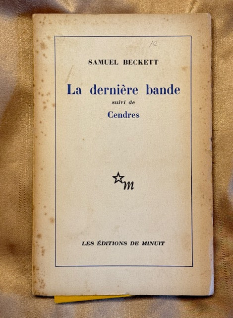 Samuel Beckett. La dernière bande suivi de Cendres. Editions de Minuit, 1960