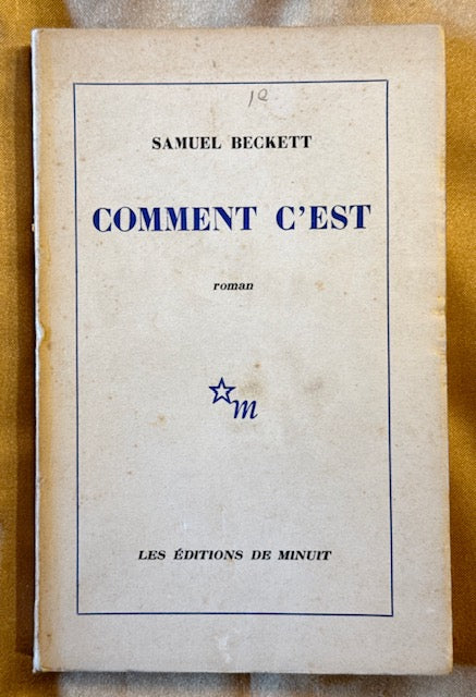 Samuel Beckett, Comment c'est. Paris, Les editions de Minuit, 1961
