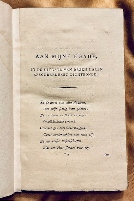 Katherina Wilhelmina Bilderdijk, Poezy, Rotterdam, J. Immerzeel, 1820