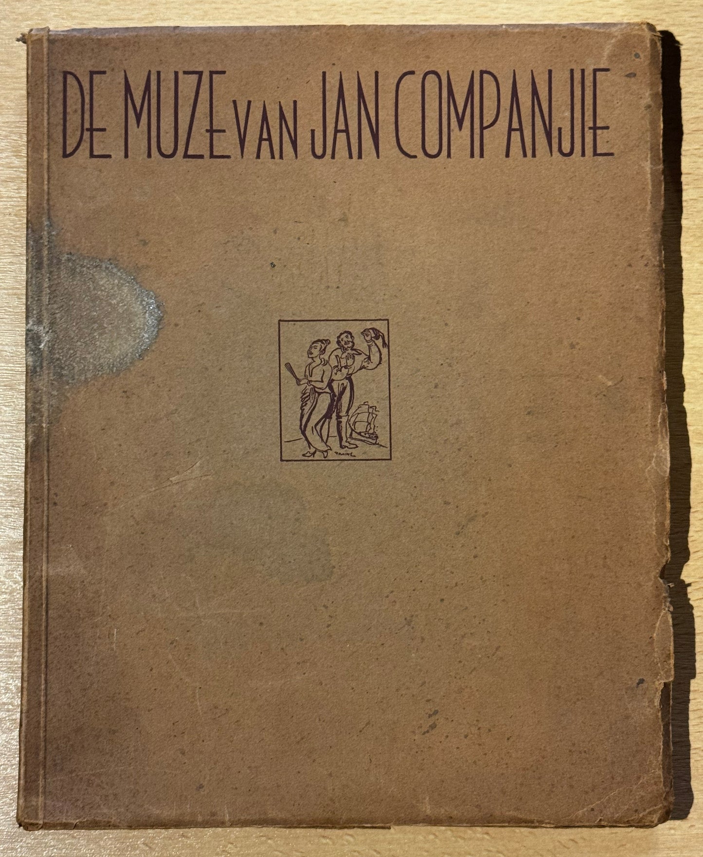 E.du Perron. De Muze van Jan Companjie. Bandoeng, Uitgevers A.C. Nix, 1939