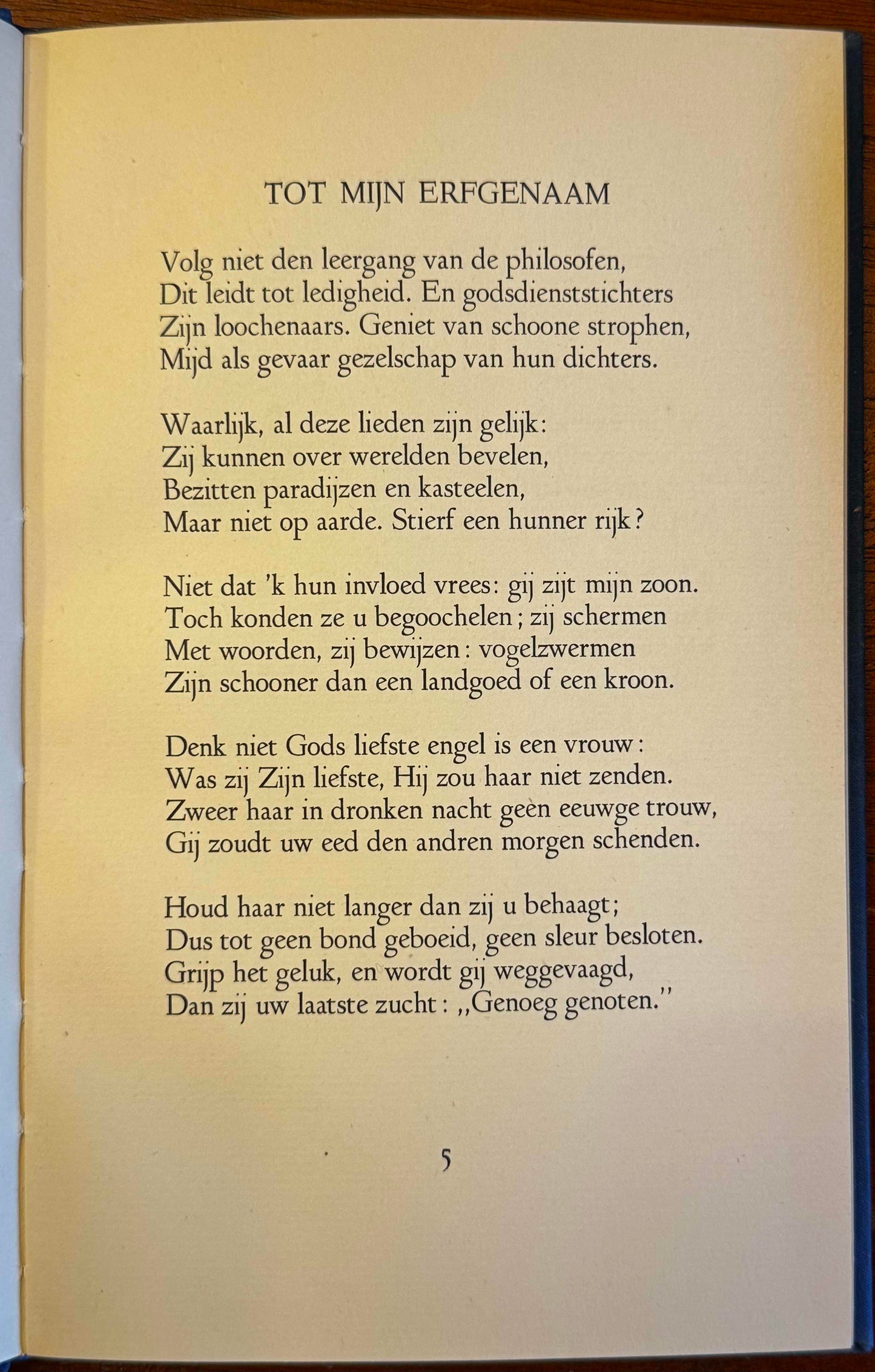 J. Slauerhoff, Serenade. Maastricht & Brussel, 1938