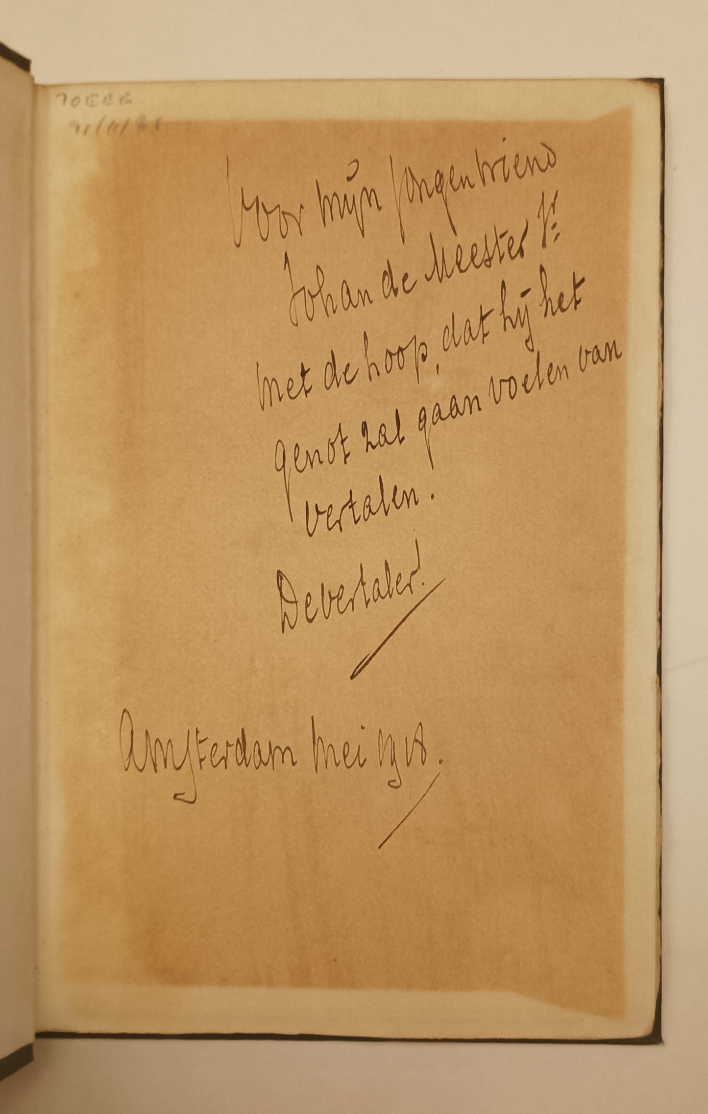 [Gesigneerd] Sophocles. Koning Oedipus (…) vert. d. Willem Royaards.