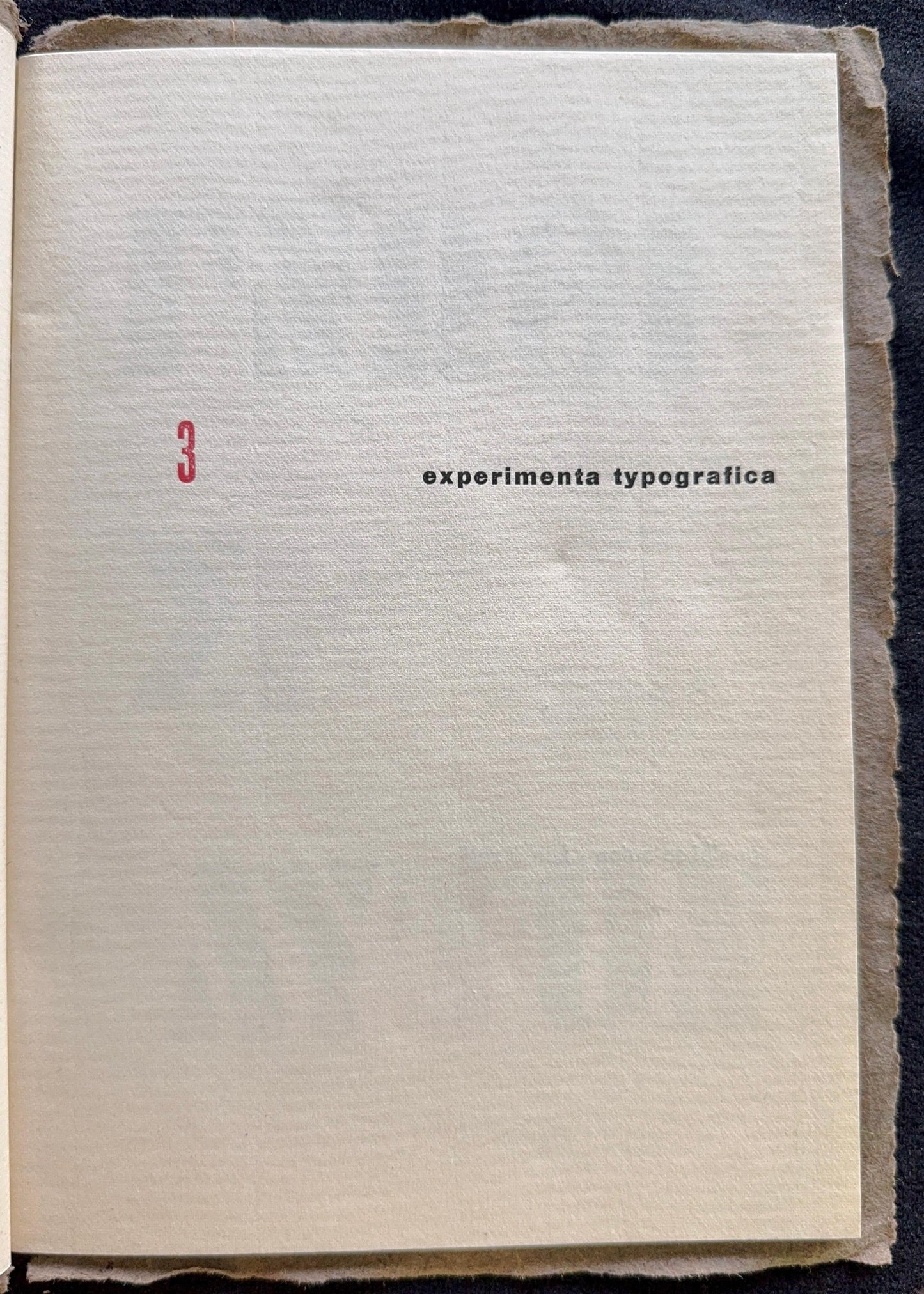 Willem Sandberg. Experimenta Typographica, 3. Amsterdam: J.F. Duwaer &amp; Zonen, 1944.