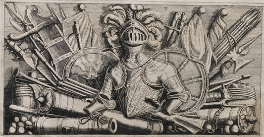 Hubert Quellinus (1619-1687) after Artur Quellinus (1609-1668) (Detail of) the Statue of Mars at Amsterdam Royal Palace.