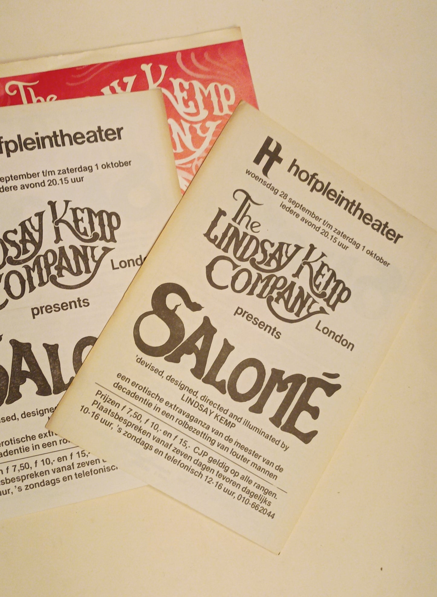 LHBTQ+ History] The Lindsay Kemp Company. Salomé.