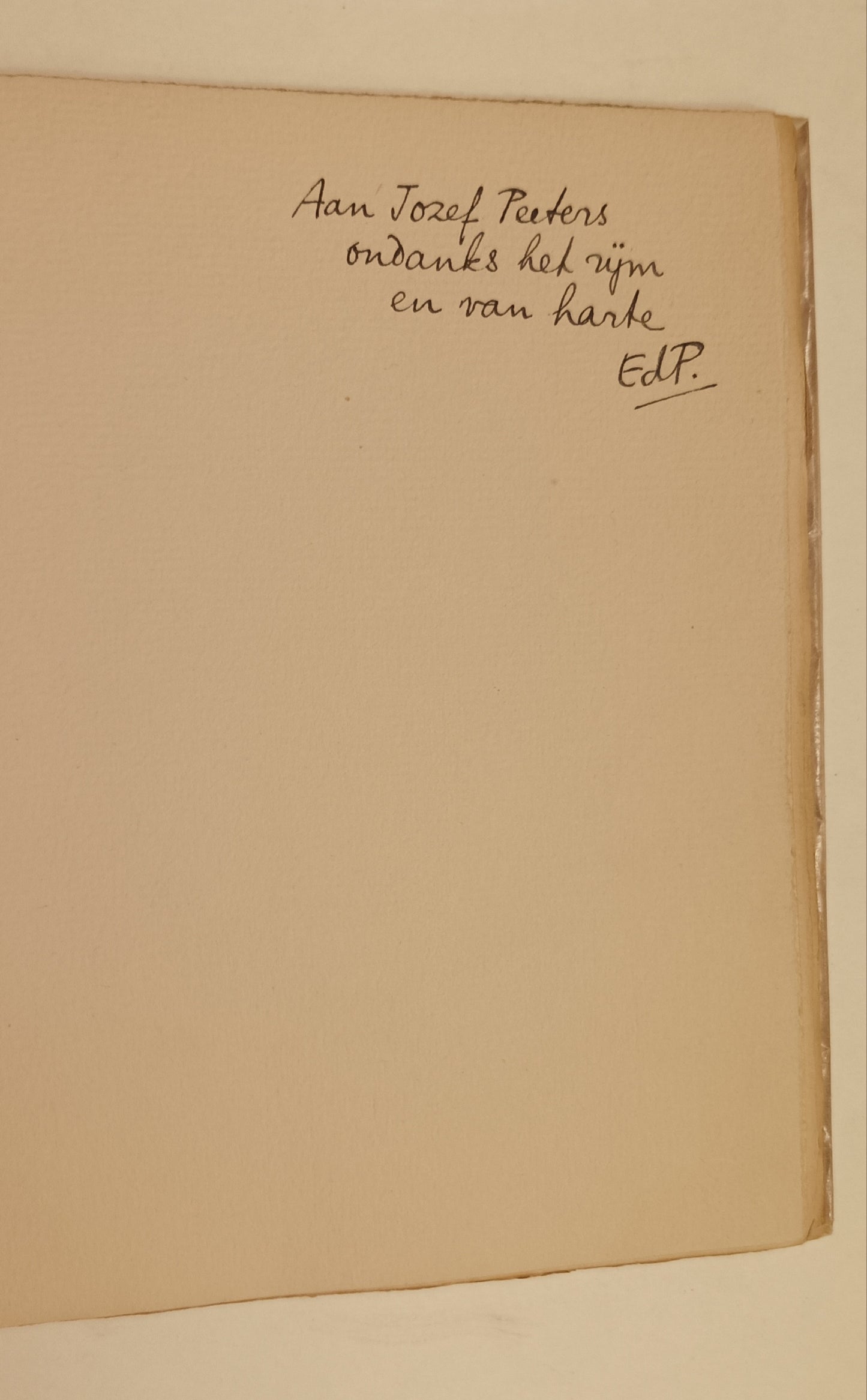 [Gesigneerd] E. du Perron. Het Boozige Boekje.