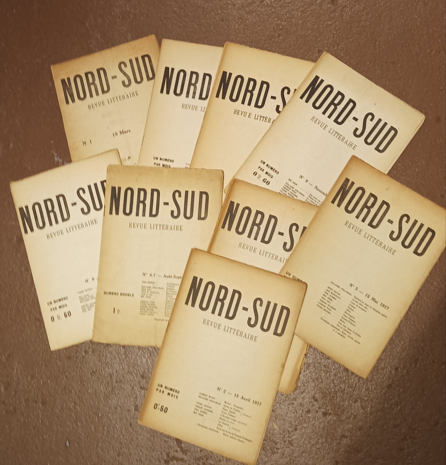 [Cubism. Dada] Pierre Reverdy (ed.). Nord – Sud. Revue Littéraire.