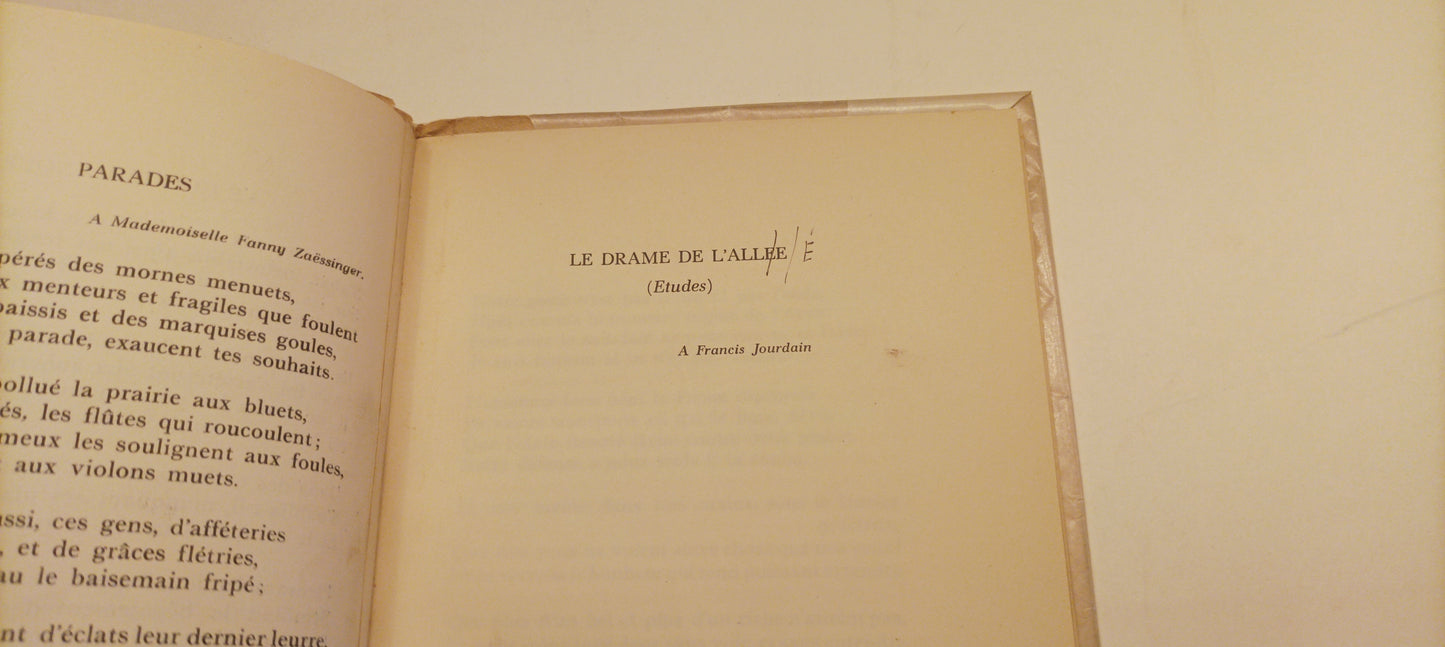 [Manuscript] Henry J.-M. Levet. Poèmes.
