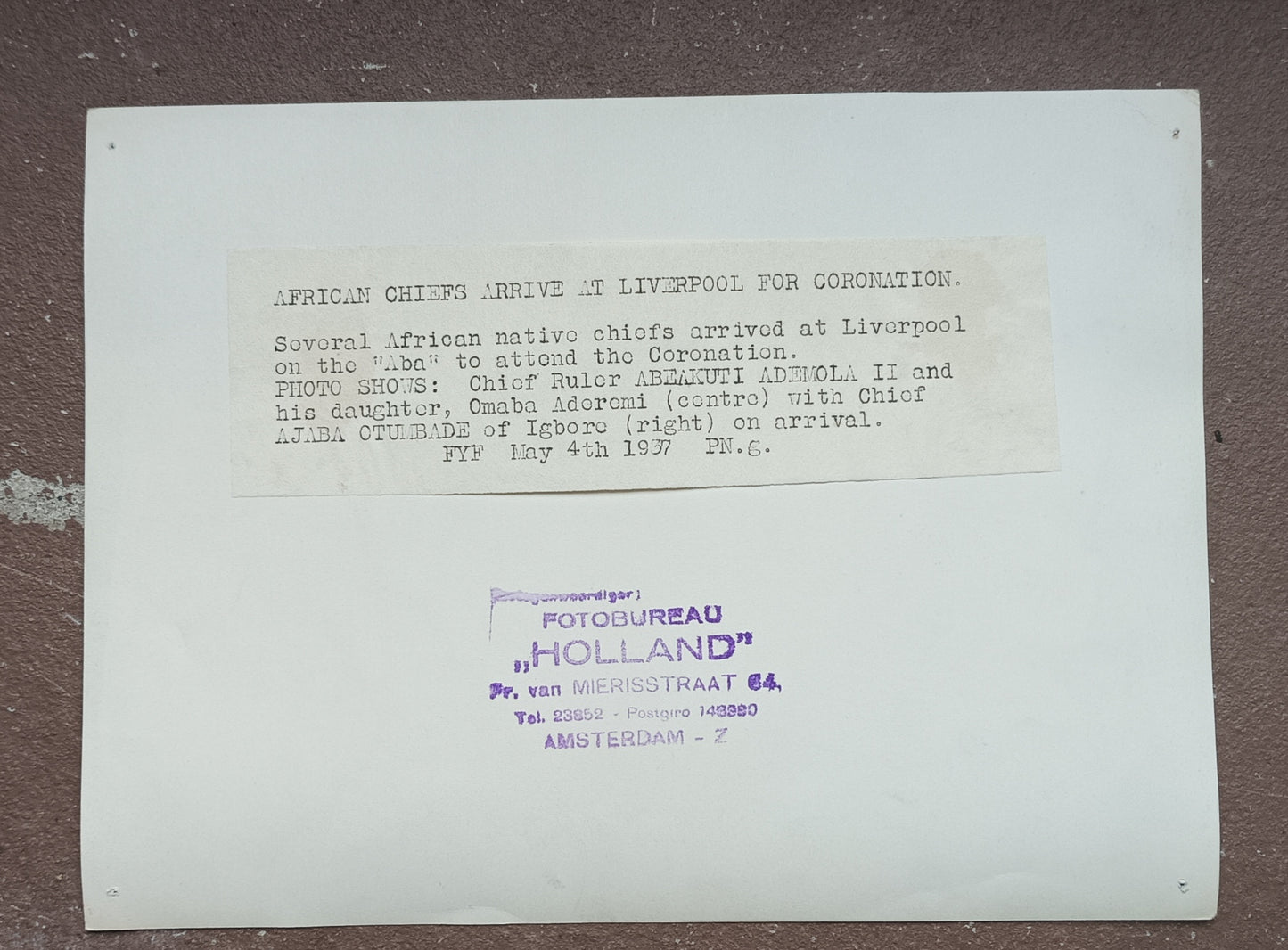 [Black History] African Chiefs arrive at Liverpool for Coronation.