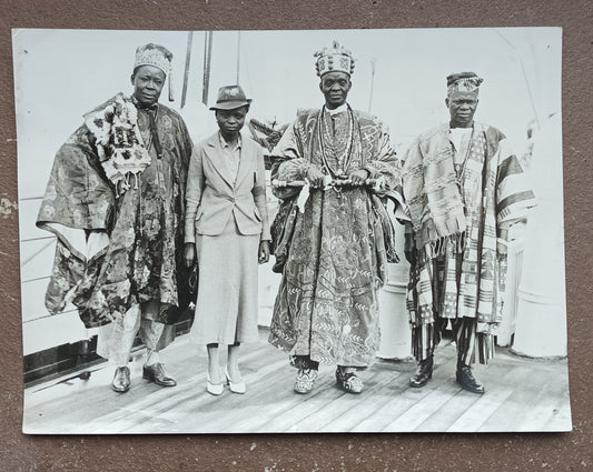 [Black History] African Chiefs arrive at Liverpool for Coronation.