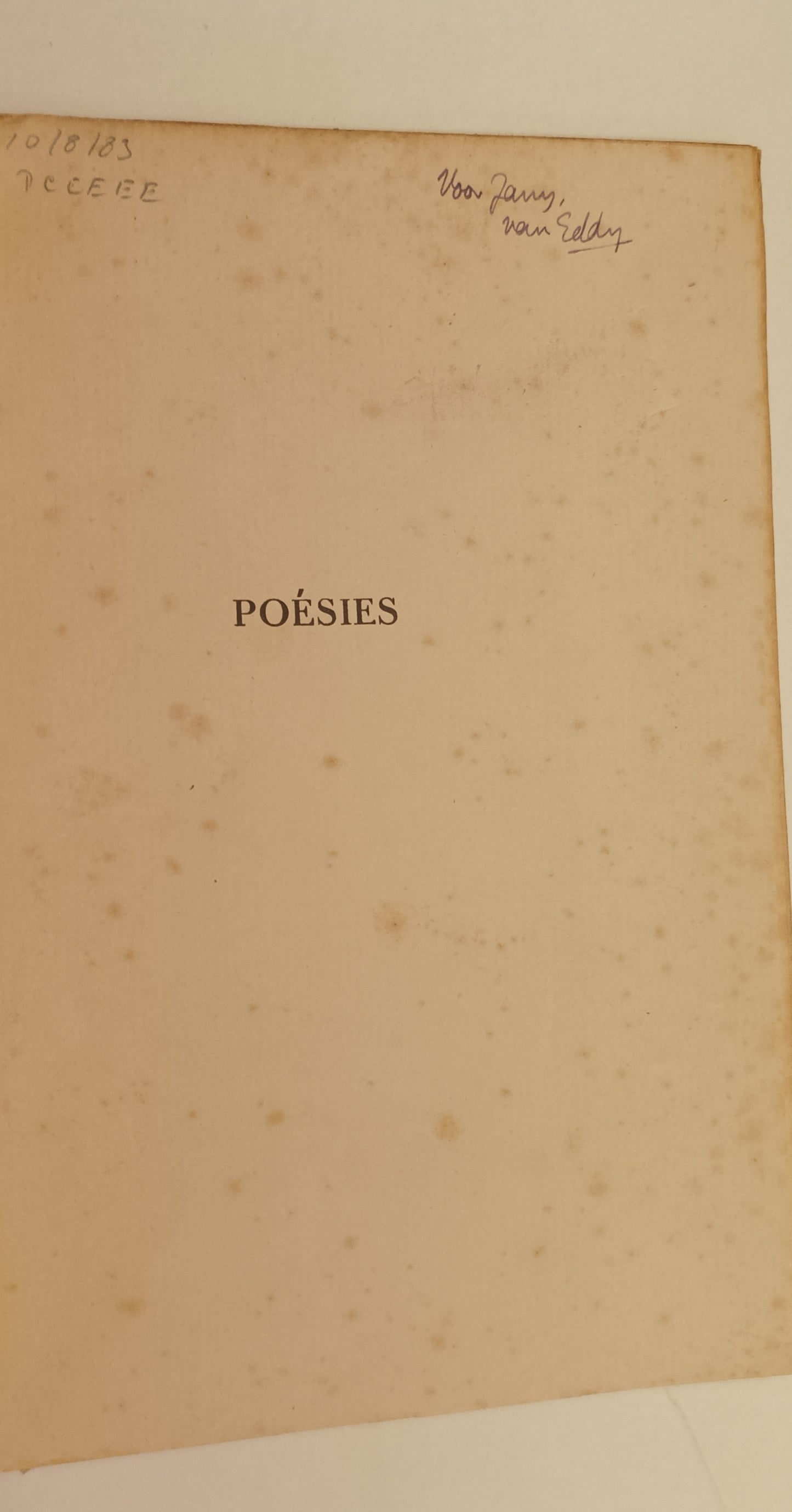 [Gesigneerd] Gérard de Nerval. Poésies.