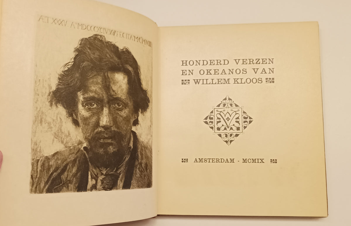 Willem Kloos. Honderd verzen en Okeanos. Amsterdam, Versluys, 1909.