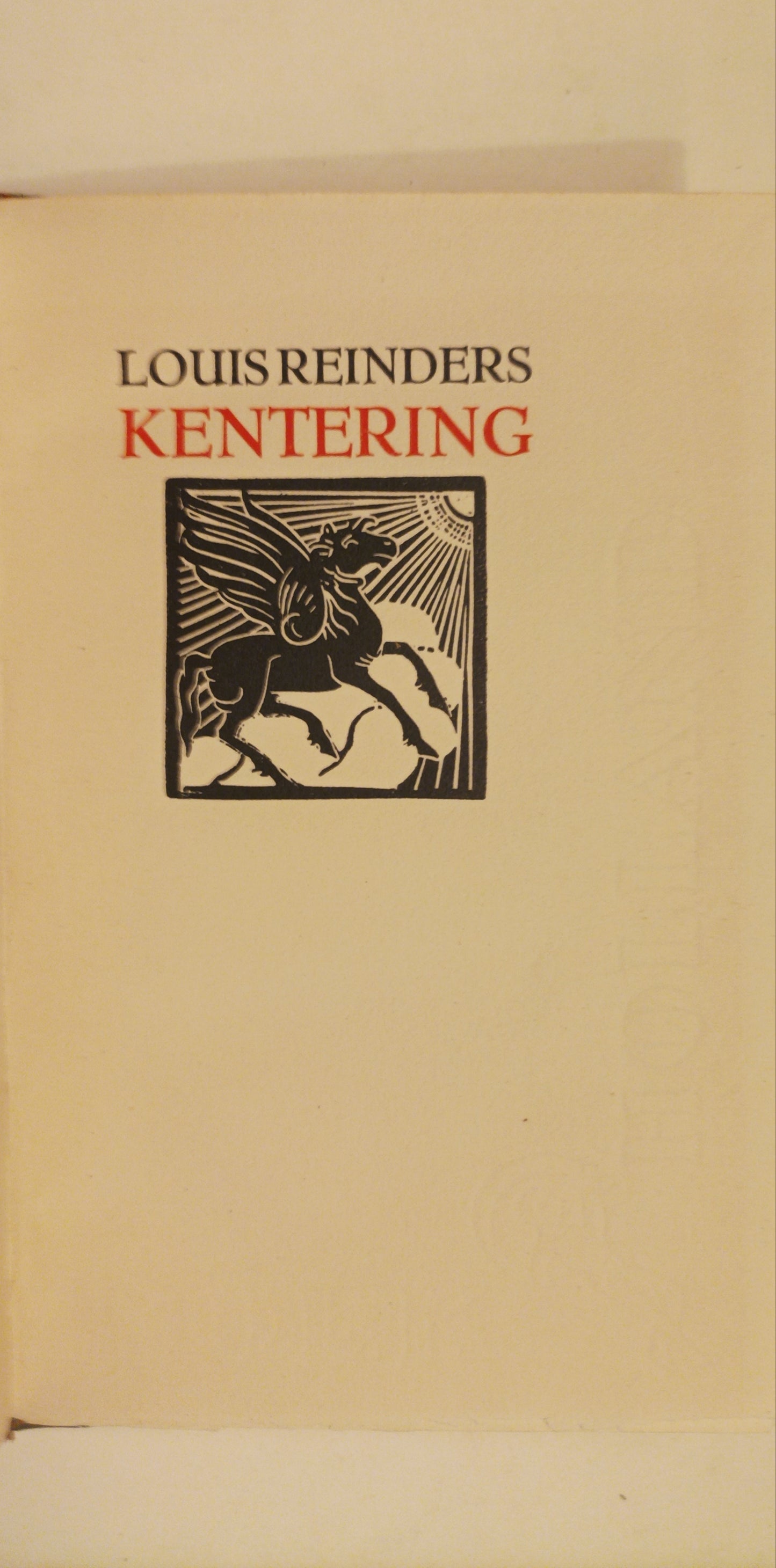 Louis Reinders. Kentering.